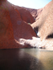 Wasser am Uluru